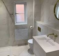 Carrara Gold Gloss Marble Effect Vitrified Ceramic Floor Tile