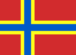 • flagg skottland for bord, båt, fasade og flaggstang. Orknoyene Wikipedia