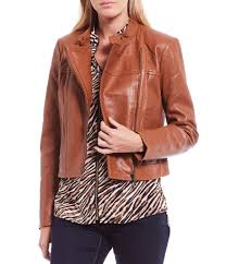 Effortless organisation for your cards, notes and coins, with free delivery on your order. Michael Michael Kors Genuine Leather Moto Jacket Dillard S