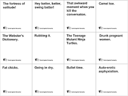 The best way to describe cards against humanity is lego for jokes. How To Play Cards Against Humanity Official Rules Ultraboardgames