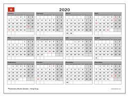 Skriva ut kalender 2021 excel. Printable 2020 Hong Kong Calendar Calendar Printables Free Printable Calendar Calendar