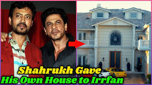 Happy fathers day to all fathers. Why Shahrukh Khan Gave His House To Irrfan Khan Youtube
