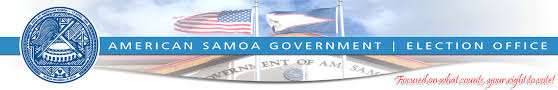 Calendar American Samoa Government Election Office