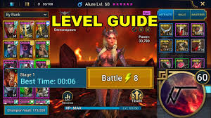 The Best Way To Level Guide Raid Shadow Legends Youtube