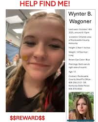 🚨WYNTER WAGONER, 13, STILL MISSING! 🚨SHARE! 🚨It's been 3 weeks since  13-year-old Wynter Wagoner disappeared from her foster home in the Orlando  area of Rockcastle County, Kentucky. 🚨She was last seen the