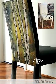 This Straightforward How To Showing You A Super Simple Way To Paint Fabric Upholstery How To Create Birch Tr Soft Furnishings Repurposed Furniture Furniture