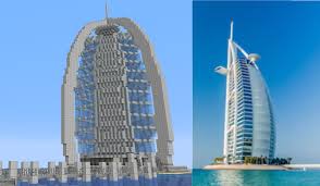 Minecraft #burjkhalifa #tutorial how to build the burj khalifa in minecraft | tutorial (correction: Dubai Landmarks
