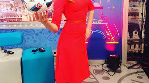 Картинки по запросу футбол 1 ведущие Vedushaya Telekanala Futbol 1 Prinyala Vyzov Lobody Futbol 24
