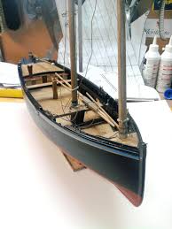 Modele De Canot Sardinier Douarneniste C 1900 Sailing Ship Model Model Boat Plans Model Sailboats