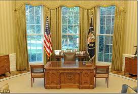 Cote De Texas The Oval Office Before After
