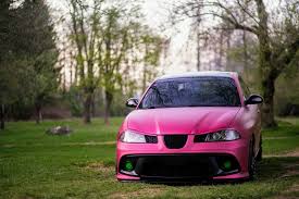 Seat Ibiza Pink Aero Tuning Ibiza Car Tuning Sports Car