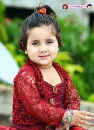 It becomes even cuter if she wears matching accessories. Lovely Baby Girl Smile Display Picture In Red Dress Cutenewbaby Com