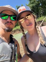 Hiking in Citico Creek Wilderness with wife