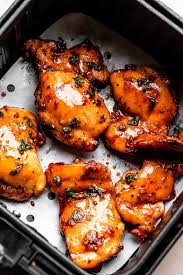 how to cook chicken thighs witha liquid marinade air fryer