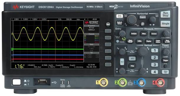 DSOX1204A KEYSIGHT TECHNOLOGIES, Digital Oscilloscope, InfiniiVision 1000 X  Series, 4 Channel | Farnell Spain