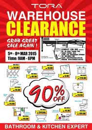 Bathroom Kitchen Clearance Warehouse Sale In Malaysia Warehouse Sales Warehouse Bathroom