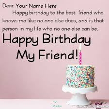 Good morning text messages, wishes, quotes, images it can't buy love and friendship. Happy Birthday Wishes For Friend With Name And Photo