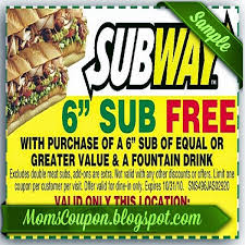 Free Printable Coupons 2015 More Ways To Get Coupons For Subway Grocery Coupons Free Printable Coupons Sample Coupons