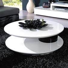 •triplo rotating coffee table round in white high gloss •white high gloss •rotating panel •round shape coffee table •also available in stone and grey finish •ideal for your living room •available at an affordable price dimension: Furniture Ring Shaped High Gloss Black Coffee Table Oval Glass Top Living Room Furniture Tables