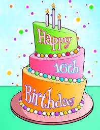 Sweet 16 bling 16th birthday cake in fondant. Happy 16th Birthday Birthday Cake Themed Notebook Journal Diary 105 Lined Pages Birthday Gifts For 16 Year Old Boys Or Girls Teenagers Daughter Or Grandson Book Size 8 1 2 X 11