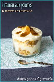 Tiramisu Aux Pommes Et Caramel Au Beurre Sale Quelques Grammes De Gourmandise