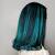 Peek A Boo Teal Highlights