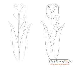 Check spelling or type a new query. Easy Tulip Drawing Step By Step Easydrawingtips