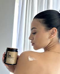 Your body called. We answered.⁠ ⁠ Omumbiri Body Butter, with Jojoba Oil,  Mafura butter & Kigelia.⁠ A luxurious, rich body butter fragranced with  exotic African omumbiri (yes, darling of the scent world