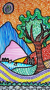 Paesaggi Di Texture Insegnando L Arte Arte Creativa Arte Doodle