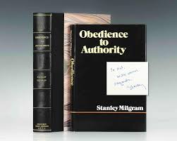 Obedience to Authority Stanley Milgram First Edition Signed Rare