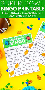 Check spelling or type a new query. Super Bowl Bingo Cards Free Printable Sugar Soul