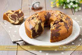 300 g di farina integrale biologica. Ciambella Bicolore Con Farina Integrale