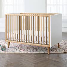 Mid Century 3 In 1 Spindle Crib Reviews Crate And Barrel In 2020 Cribs Baby Cribs Nursery Furniture