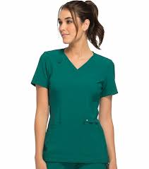 Also featured are inseam pockets. Cherokee Iflex Women S V Neck Solid Knit Panel Scrub Top Ck605 Medical Scrubs Collection