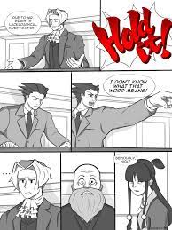Ace attorney comic