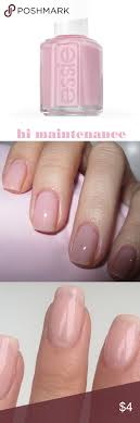 Essie Hi Maintenance An Innocent Sheer Pale Pink Essie Makeup Pink Nails Nail Polish Pink Nail Polish
