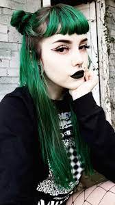 Pin By Niki Oosaki On Lilgreeendemon Gothic Hairstyles Goth Hair Blonde Hair Girl