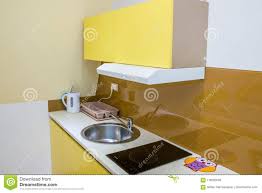 kitchen clean interior. stock photo