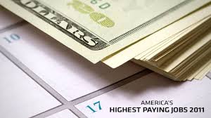 Men receive an average salary of $165,000 usd.women receive a salary of $30,000 usd. America S Highest Paying Jobs 2011