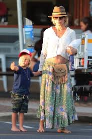 Sasha hemsworth is too young to be involved in any profession so there is no source of his income. Chris Hemsworth And Elsa Pataky Stroll In Byron Bay With Their Twins