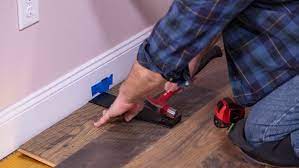 This is one of the tools every professional uses to cut laminate floor boards to length and is the key to how to cut a laminate floor. How To Install A Laminate Floor
