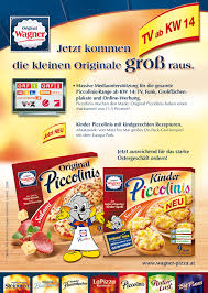 See the lunch and dinner options available on our menu. Wagner Kinder Piccolinis Kids Pizza