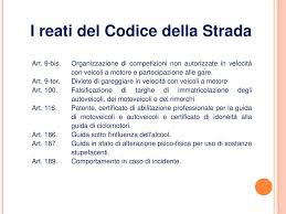 Agli effetti delle sanzioni amministrative previste dal presente articolo le masse complessive a pieno carico indicate nelle carte di l'intestatario della carta di circolazione del veicolo e' tenuto a corrispondere agli enti proprietari delle strade percorse l'indennizzo di cui all'art. I Reati Attinenti Alla Circolazione Stradale Ppt Scaricare