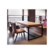 Costway 4pcs patio folding dining chair recliner adjustable camping portable. Solid Wood And Metal Table For Dining Room Or Horeca