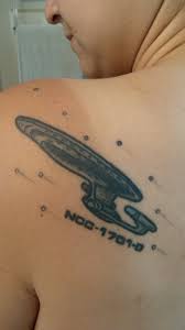 My Tattoo Of The Enterprise Ncc 1701 D Tattoos I Tattoo Skin Art
