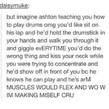 Stop It Stop It Right Now With Images 5 Seconds Of Summer Imagines Me As A Girlfriend How To Play Drums