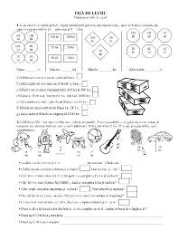 Fisa de recapitulare clasa a doua_matematica. Fisa De Lucru Leul UnitÄƒÈ›i De MÄƒsurÄƒ Monetare Clasa A Ii A Mem