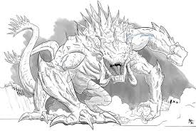 Pacific Rim The Mega Kaiju By A3dnazrigar Kaiju Art Monster Concept Art Pacific Rim Kaiju