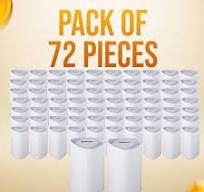 Triangle Tin Donation Box with Slotted Lid - Blank, Case of 72 Pieces