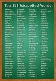 Top 151 Commonly Misspelled Words Educational Poster Posters Allposters Com Spelling Bee Words Commonly Misspelled Words Misspelled Words